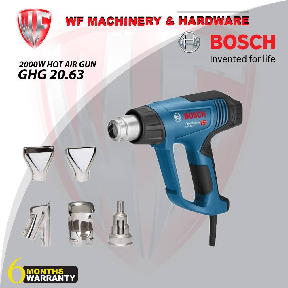 BOSCH GHG2063 HOT AIR GUN 2000W Fast Heating Strong Airflow Adjustable